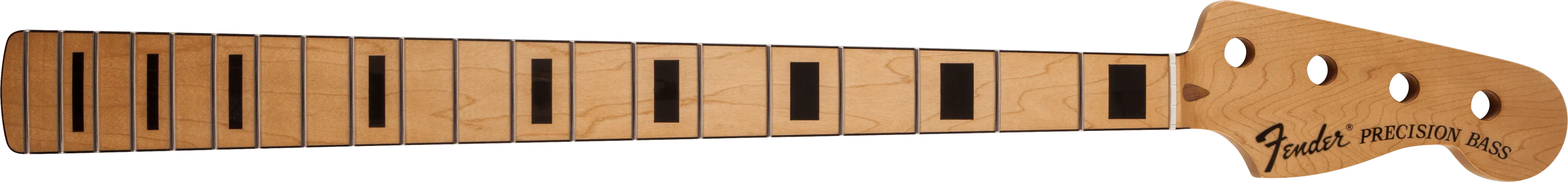 Precision Bass® Neck, 20 Medium Jumbo Frets, Block Inlay - Maple