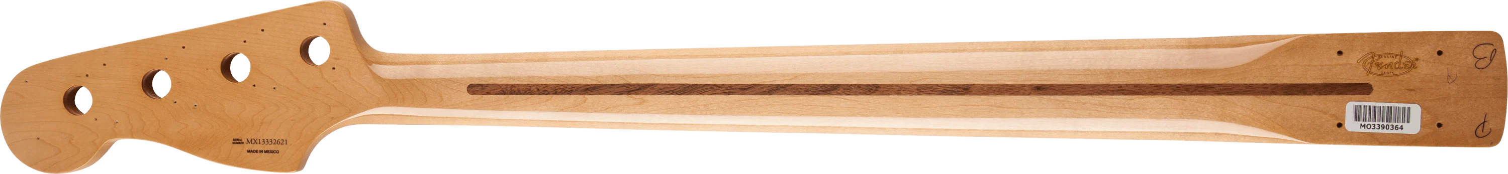 Precision Bass® Neck, 20 Medium Jumbo Frets, Block Inlay - Maple - Image 2