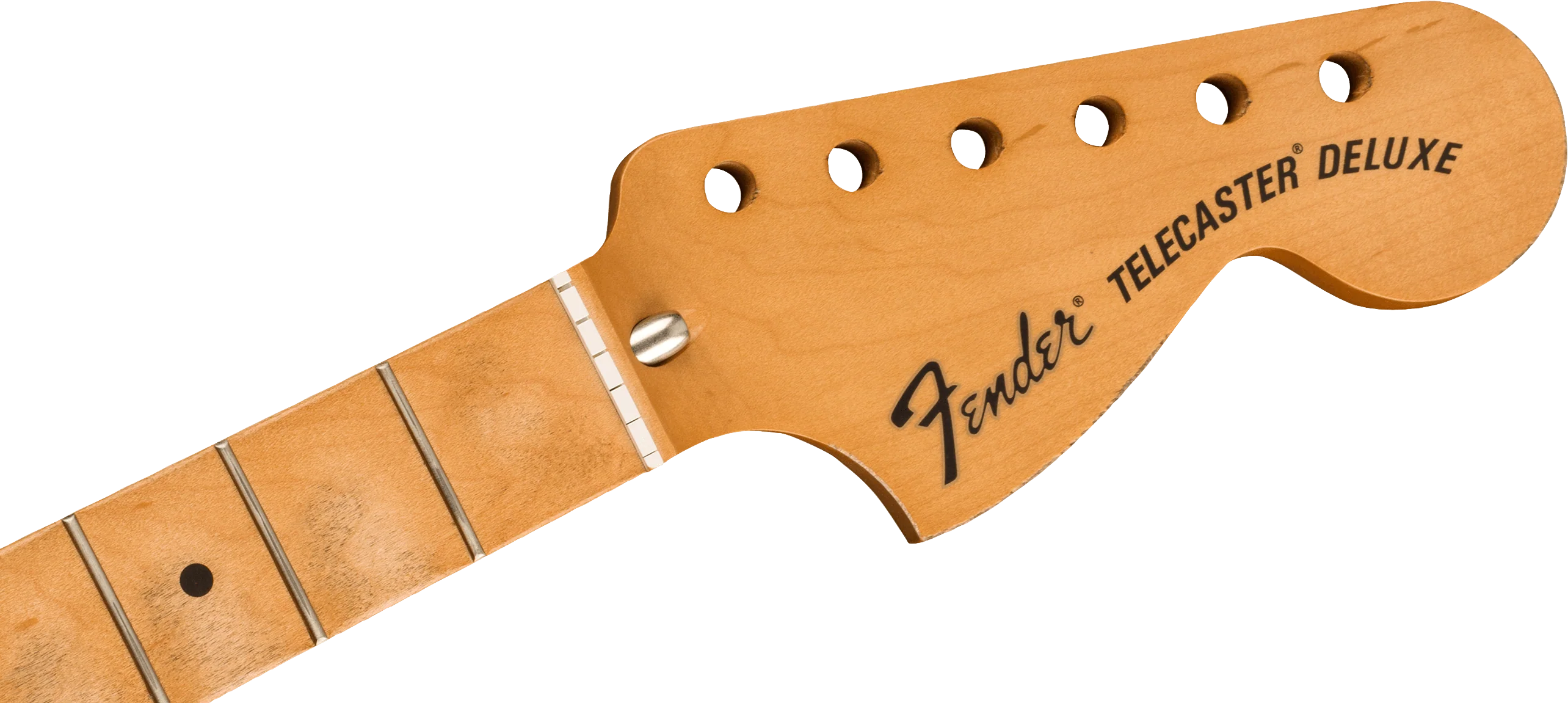 Road Worn® '70's Telecaster® Deluxe Neck, 21 Medium Jumbo Frets, Maple Fingerboard, C Shape - Image 3