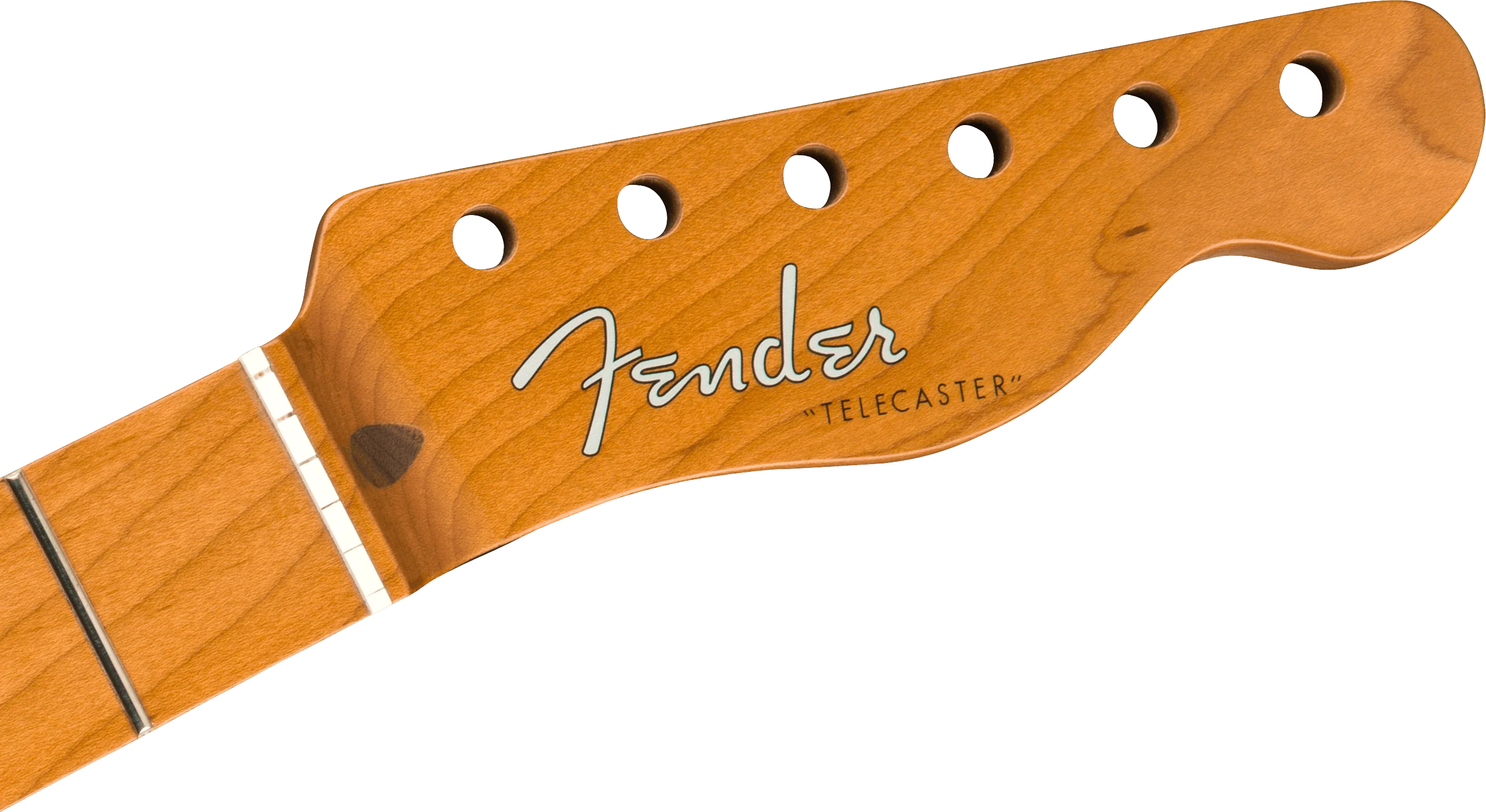 Roasted Maple Vintera® Mod '50's Telecaster® Neck, 21 Medium Jumbo Frets, 9.5", "V" Shape - Image 3