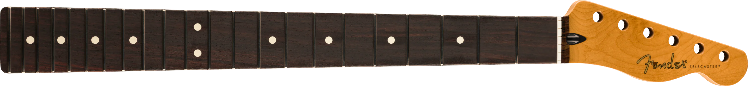 Satin Roasted Maple Fat Telecaster® Neck, 22 Medium Jumbo Frets, 9.5", U Shape