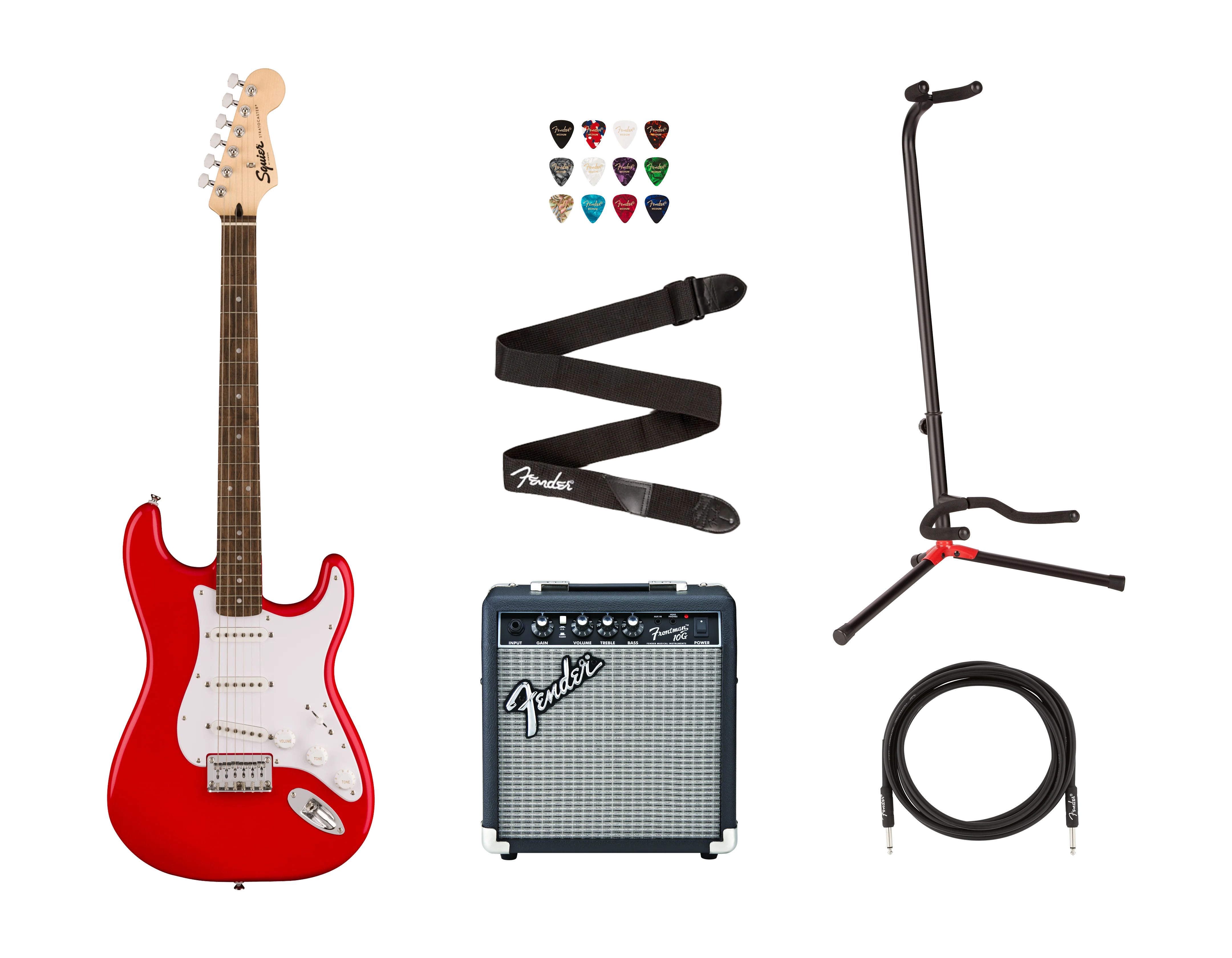 Squier Sonic Stratocaster HT Bundle - Rot - Image 2