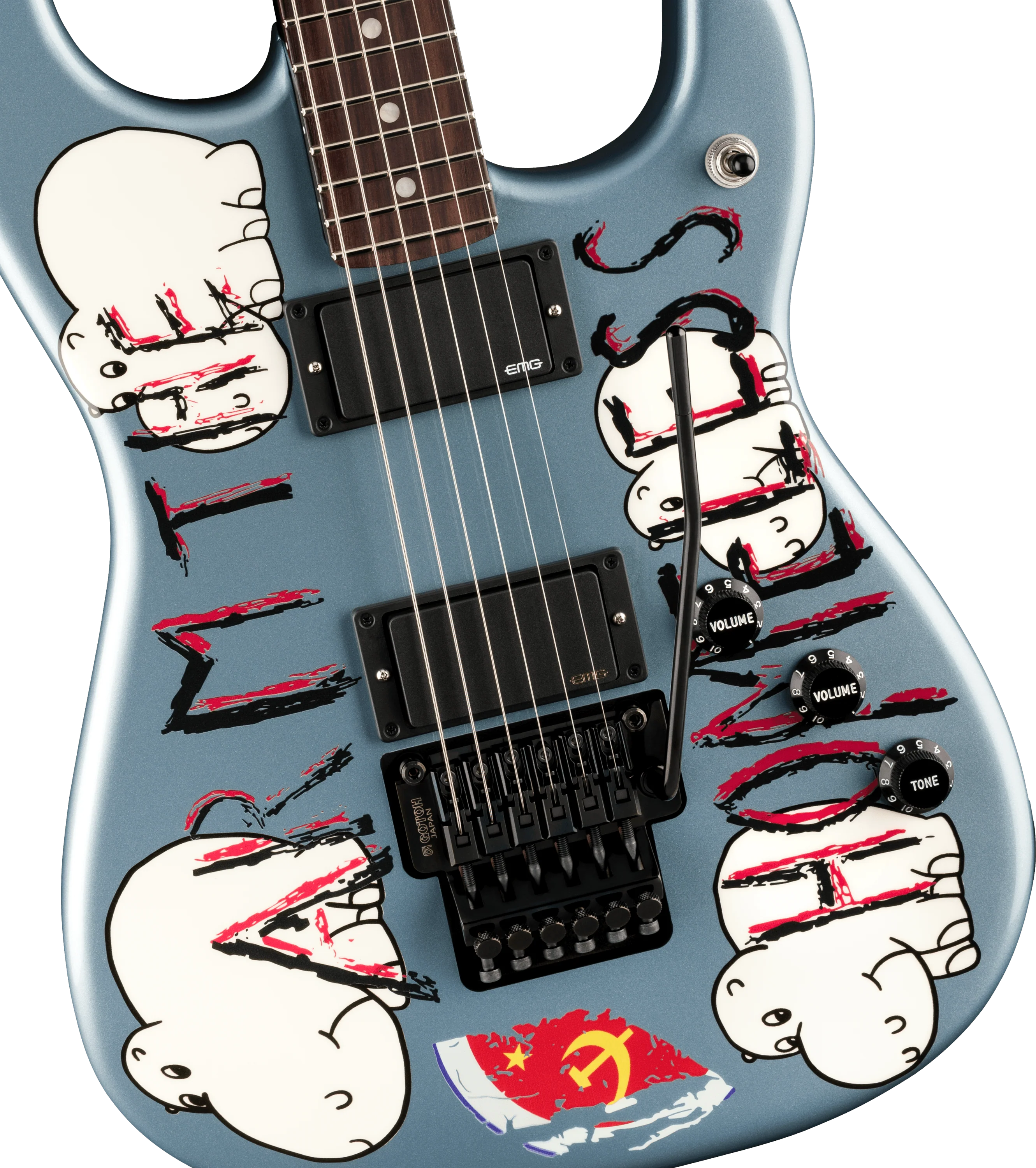 Tom Morello's "Arm The Homeless" Guitar - Image 3