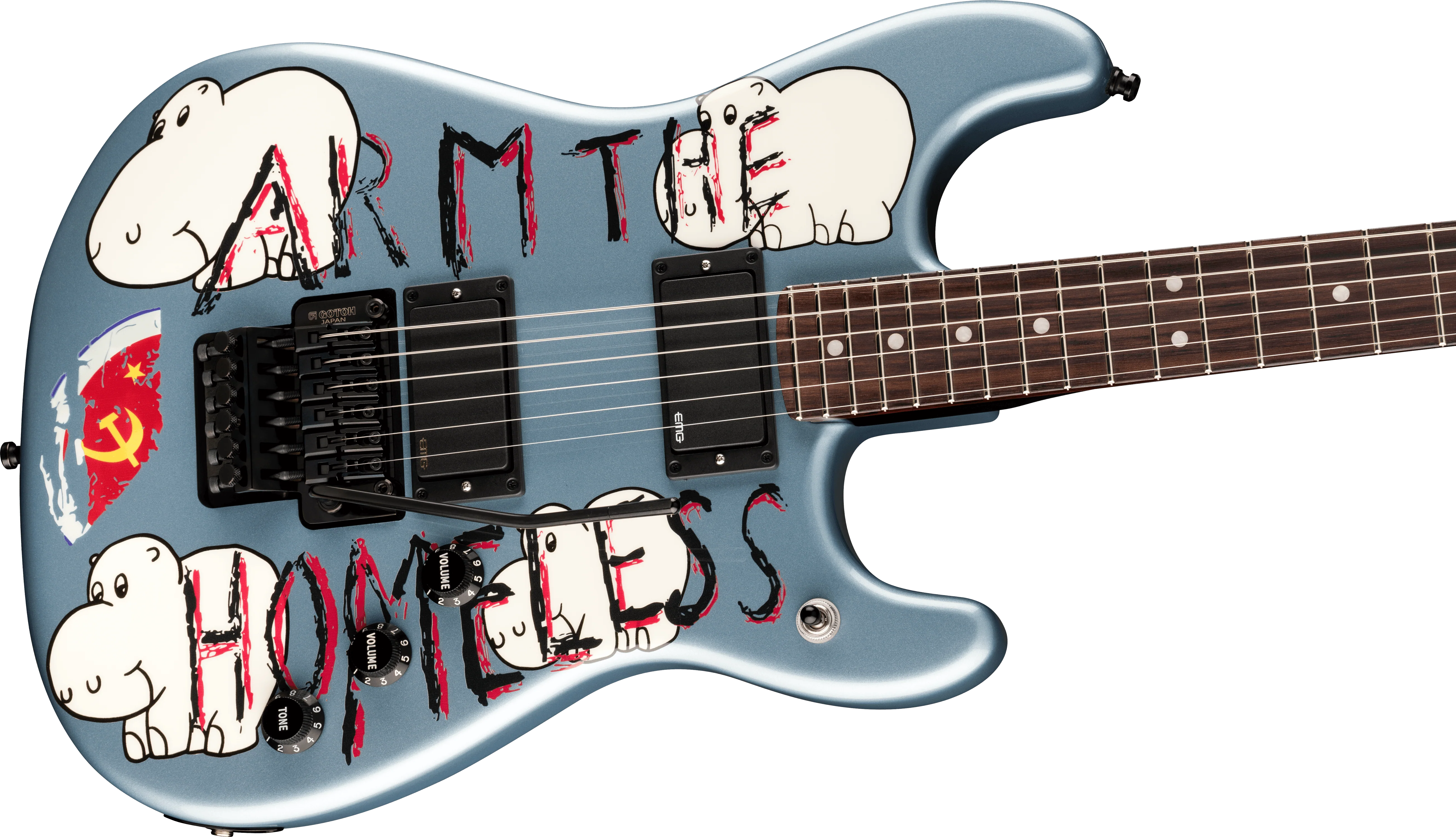 Tom Morello's "Arm The Homeless" Guitar - Image 4
