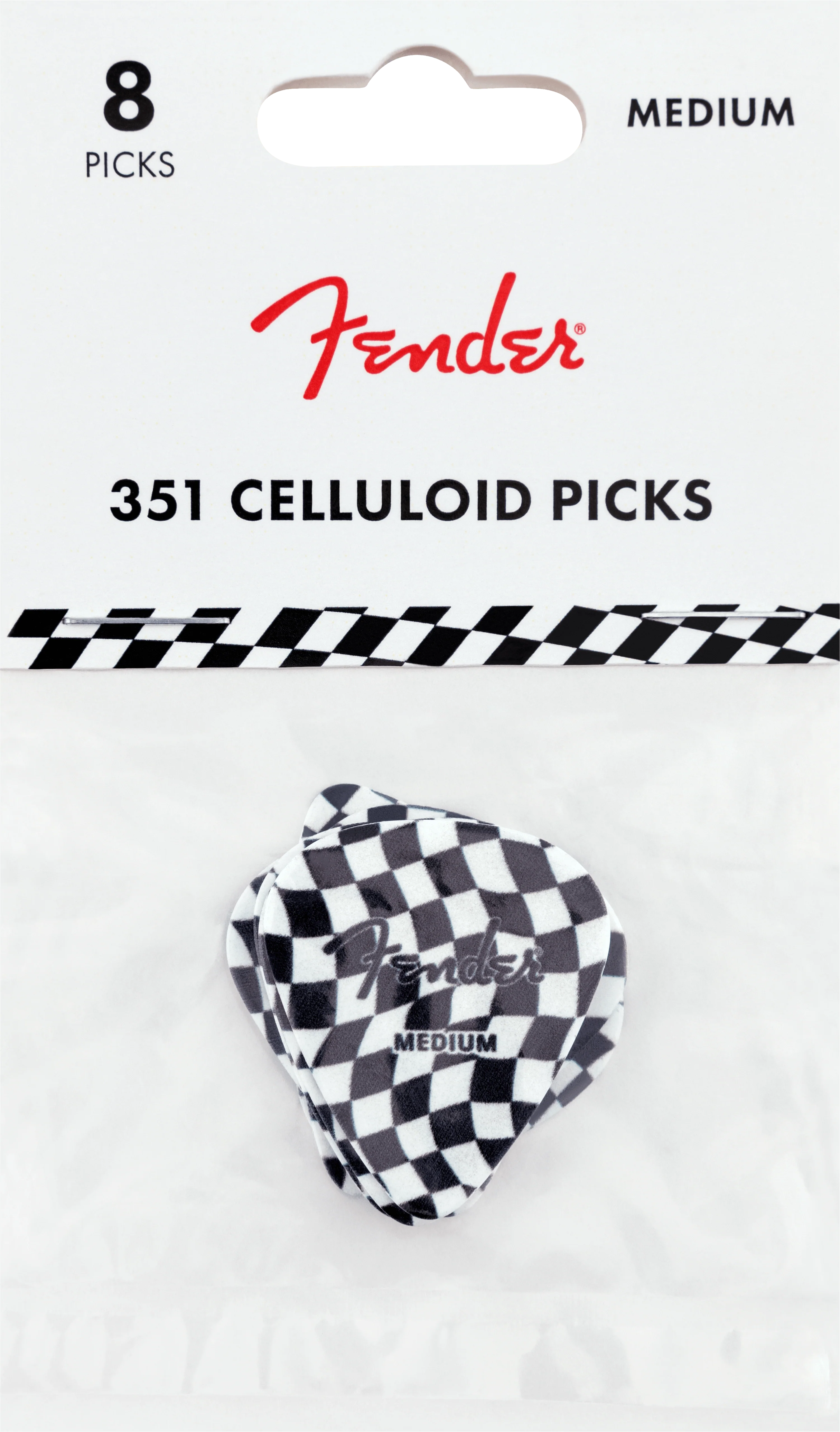 Wavy Checkerboard 351 Celluloid Picks (8) - Image 4