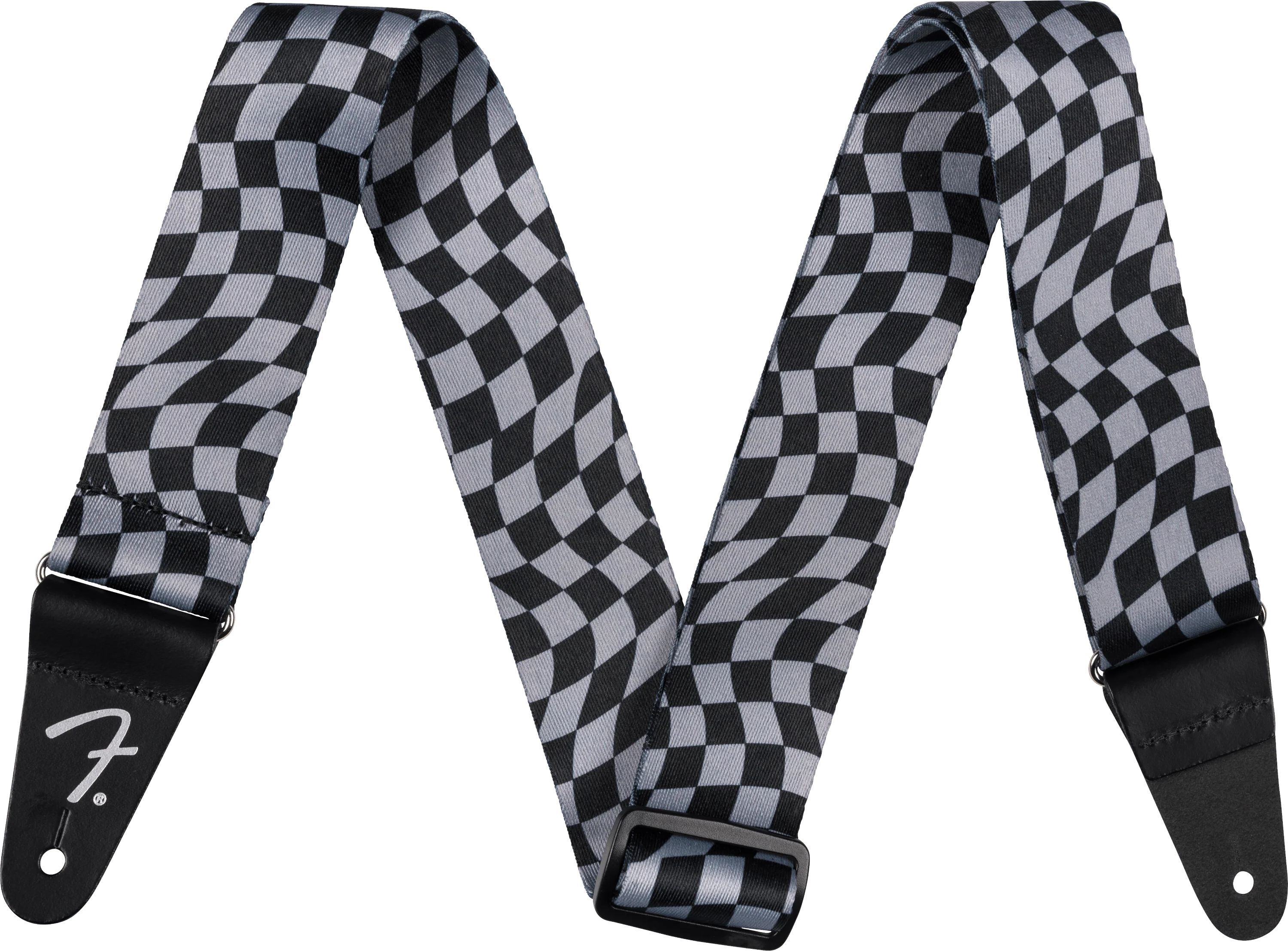 Wavy Checkerboard Polyester Strap - Image 3